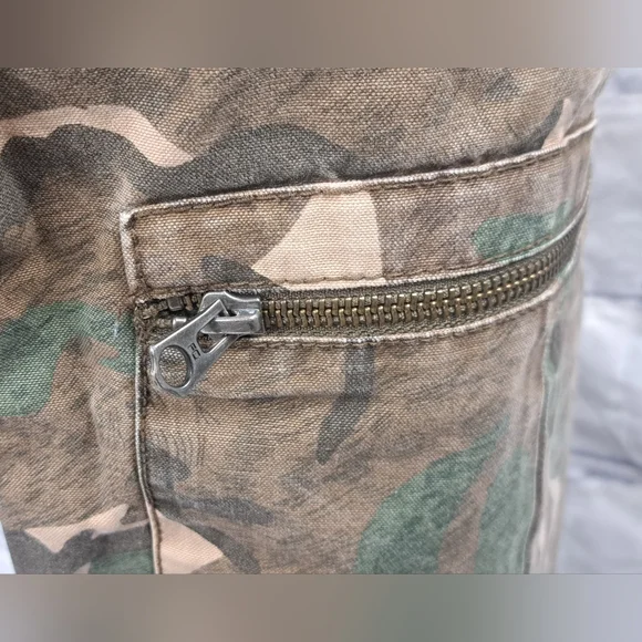 French Connection FCUK Men's Cargo Jean Shorts Vintage Y2K Camo Sz 30 Actual 32 - Picture 6 of 13